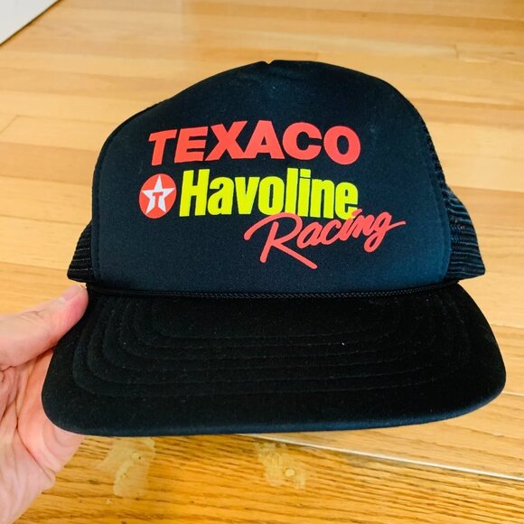 Other - VTG Havoline Texaco Racing Trucker Rope Hat Cap Nascar Race Car Snapback